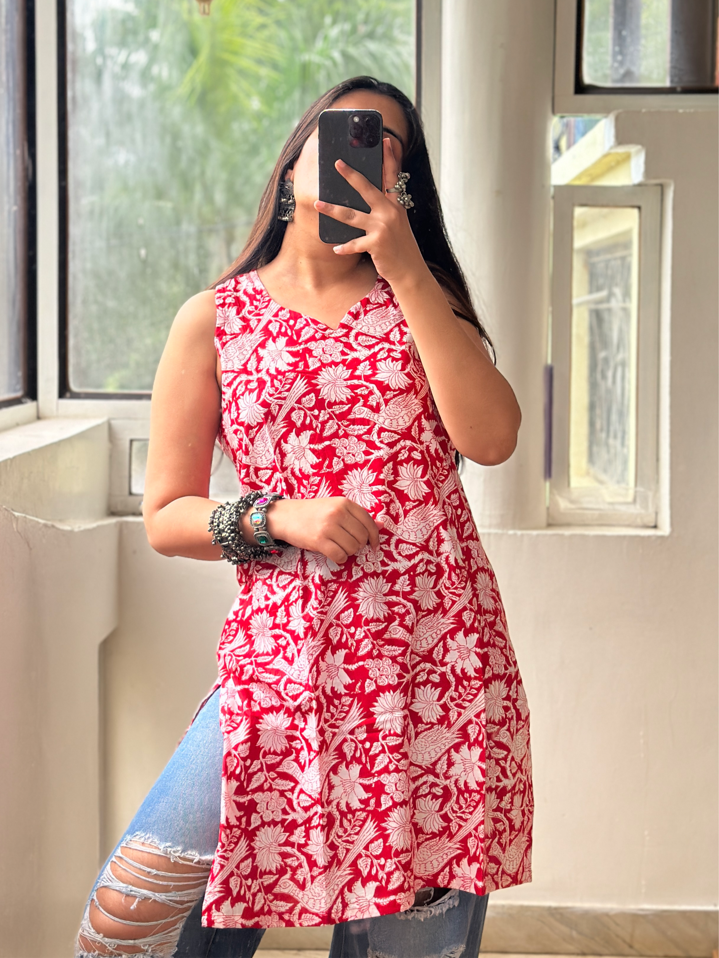 Sanganeri cotton kurti