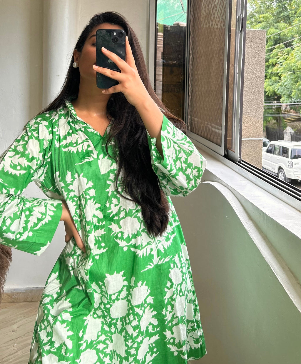 Green handblock cordset