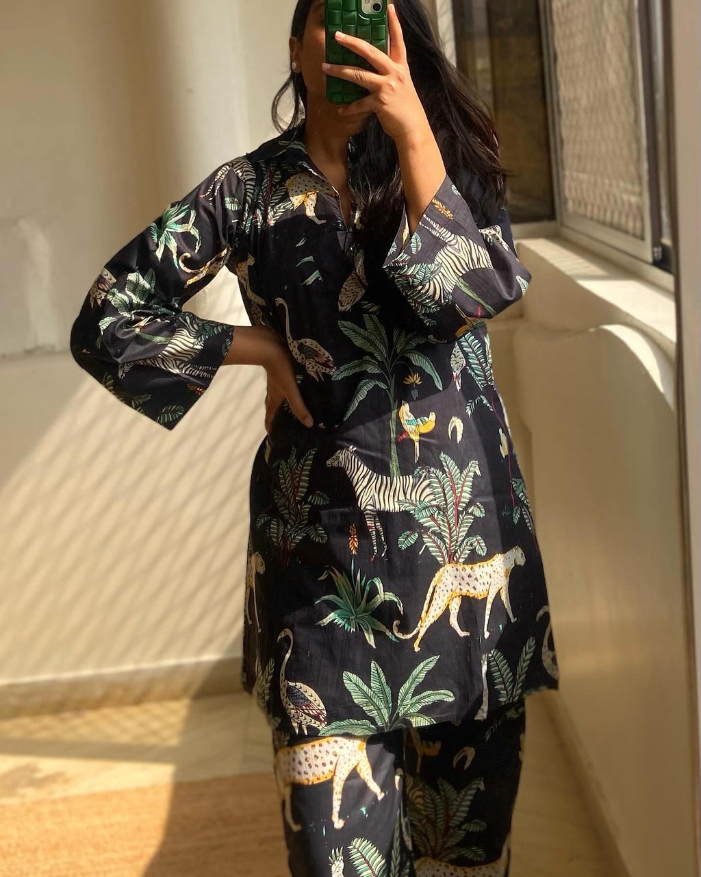 Black Jungle Co-ord Set