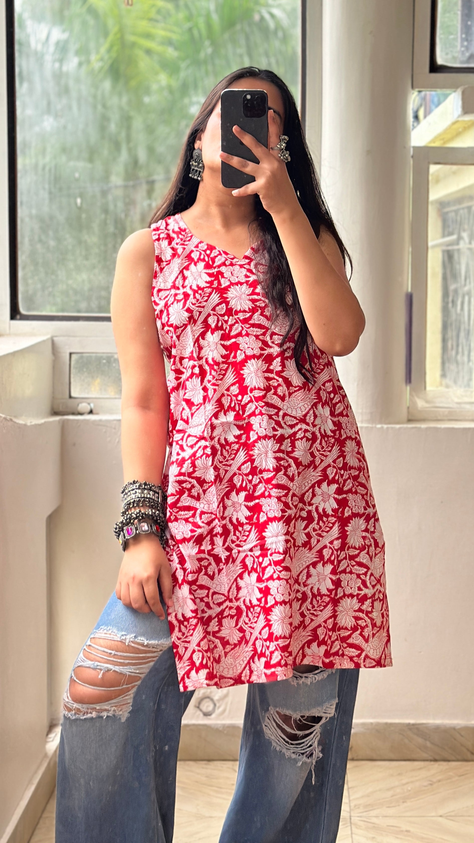 Sanganeri cotton kurti