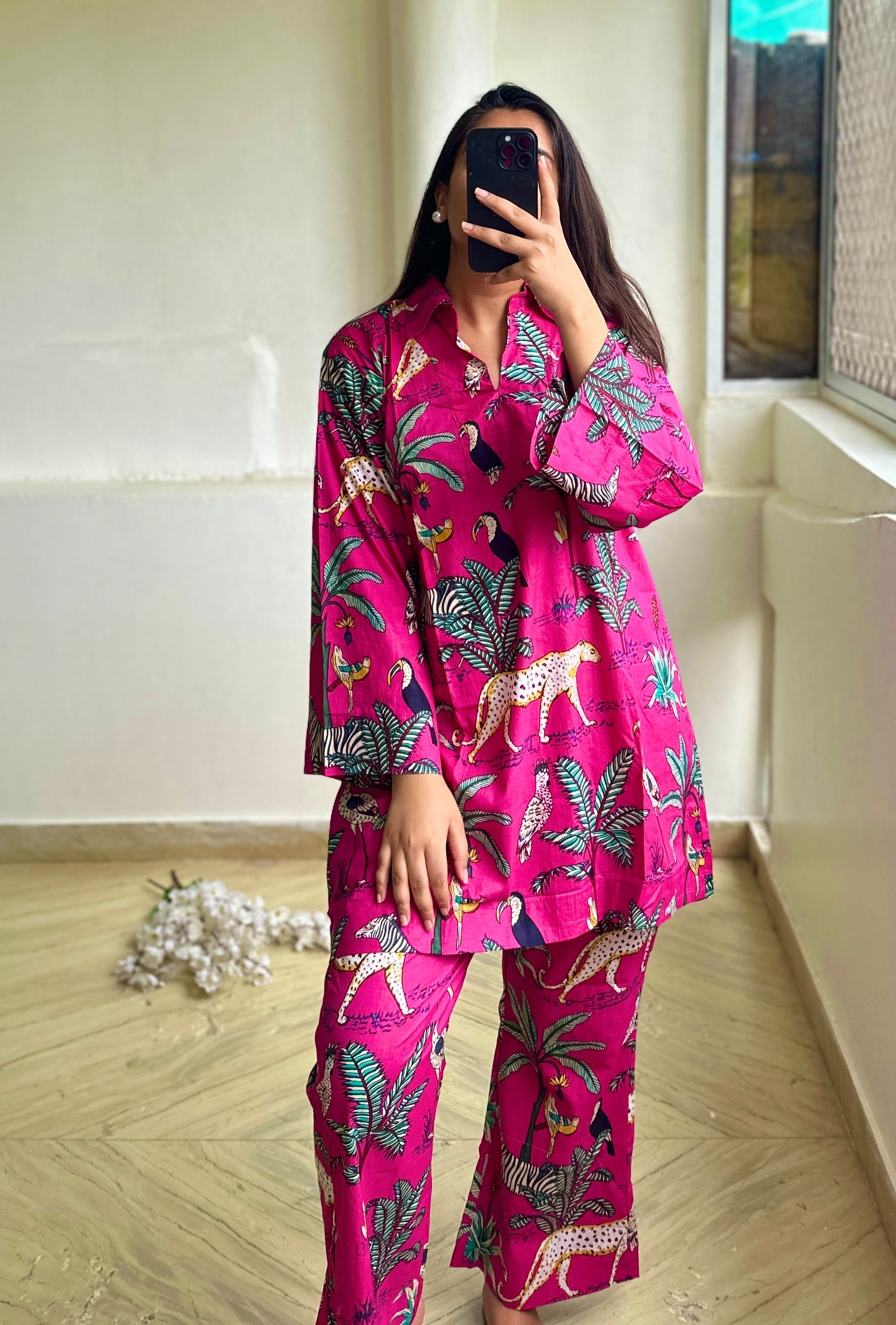 Pink Jungle Co-ord Set