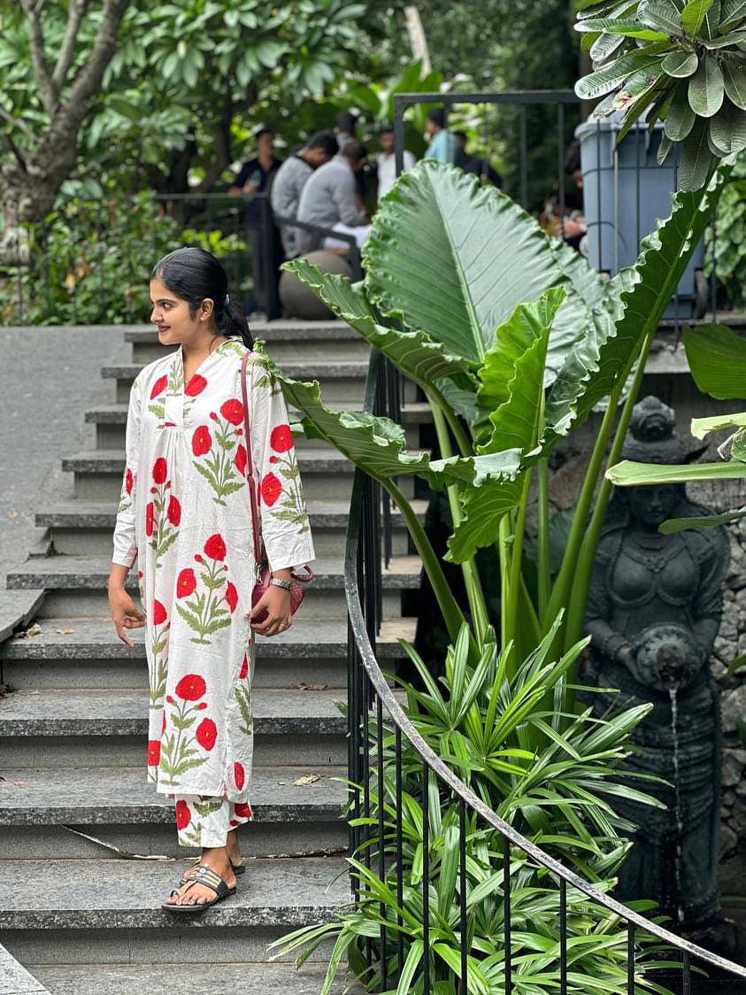 Red Poppy Co-ord Set