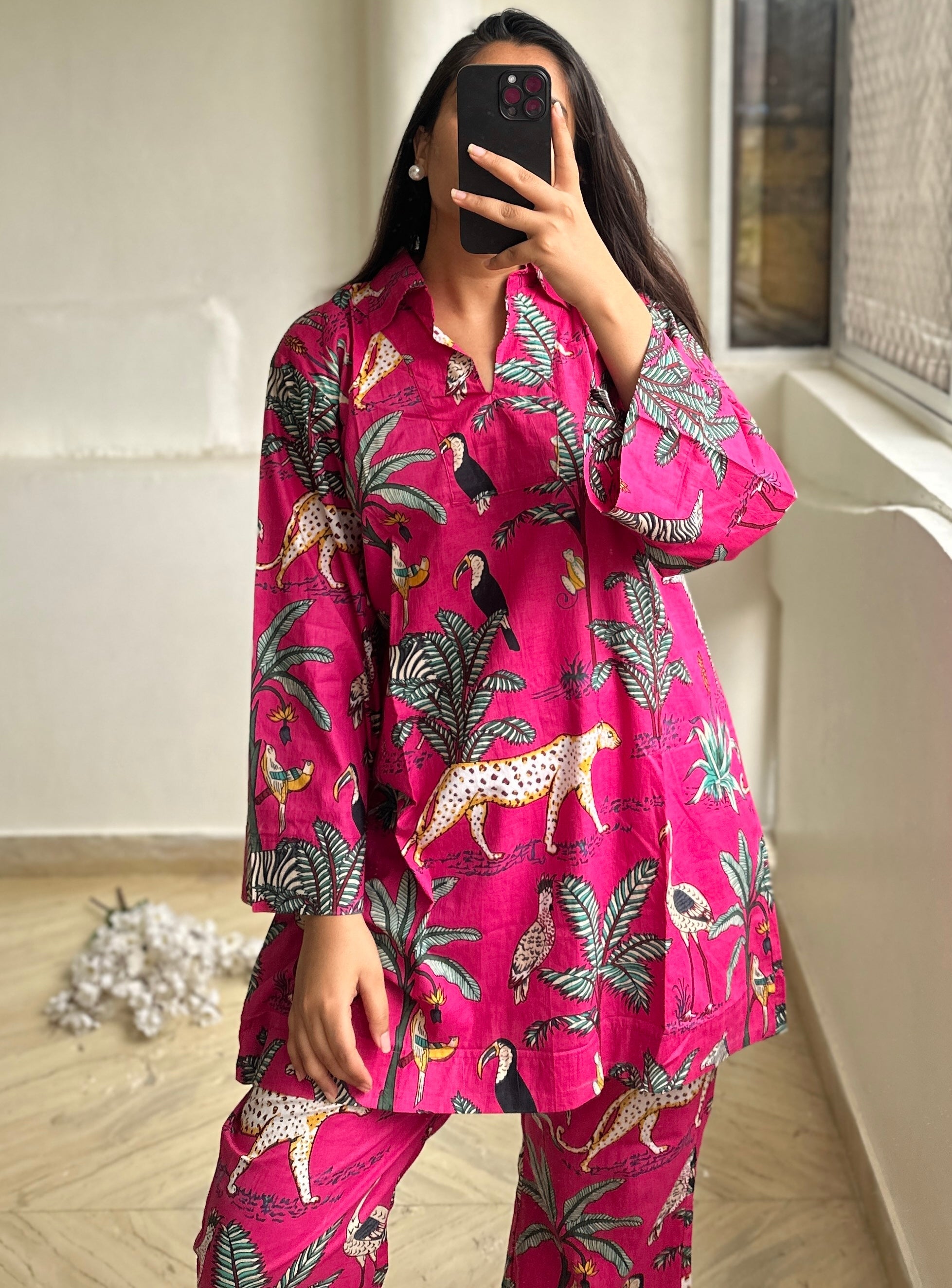 Pink Jungle Co-ord Set