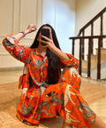 Orange Jungle Co-ord Set