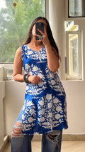 Blue printed kurti