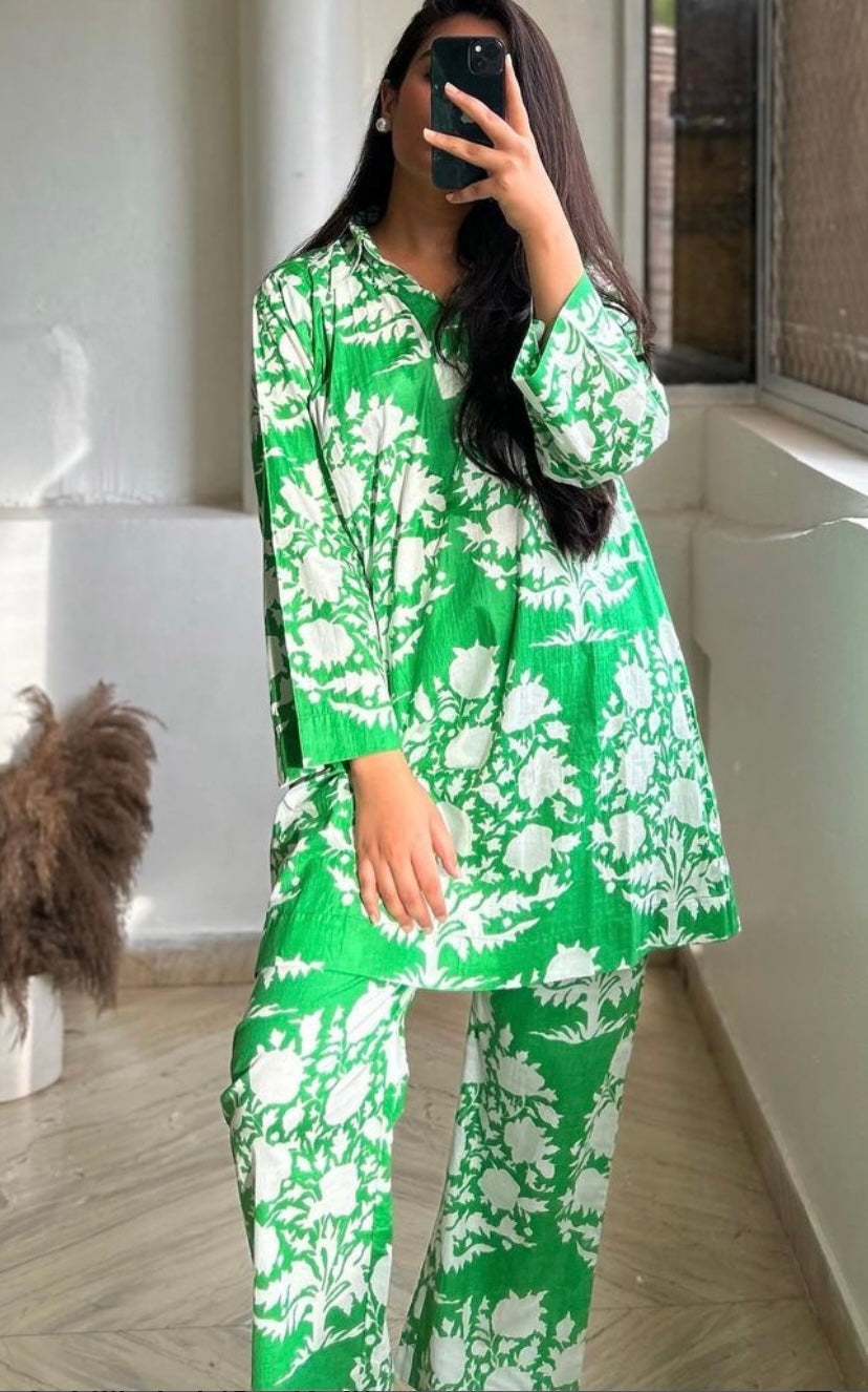 Green handblock cordset