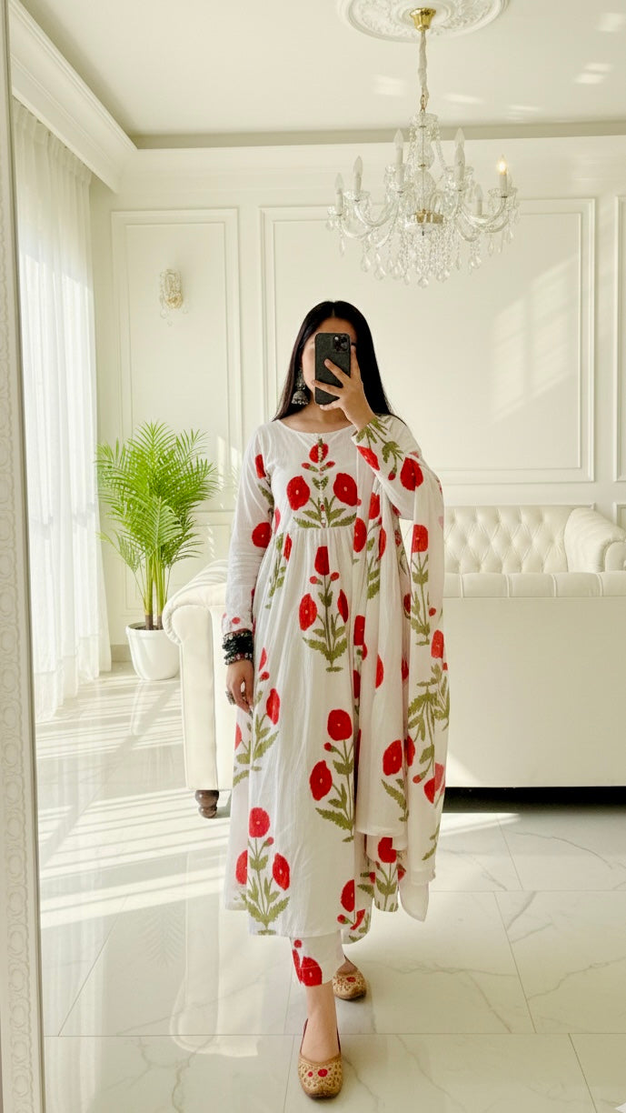 Nilofer anarkali set