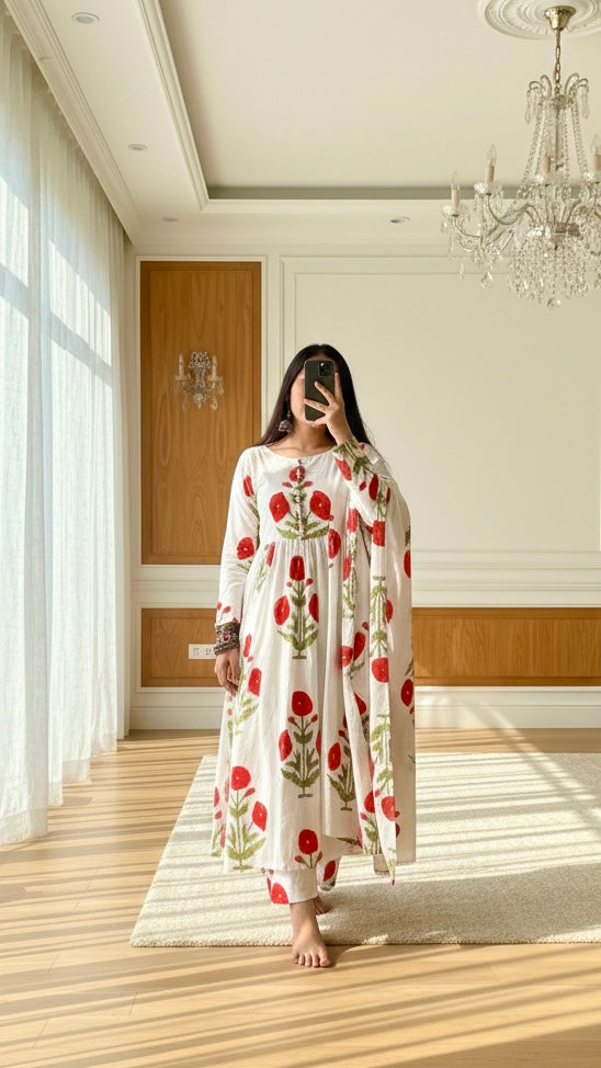 Nilofer anarkali set